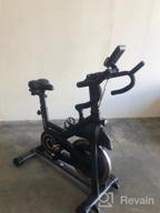 img 1 attached to VIGBODY Indoor Cycling Bike For Cardio Workout With LCD Monitor And Comfortable Seat Cushion - Perfect For Home Training Biking review by Tai Wiest
