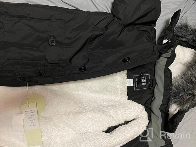 img 1 attached to ZSHOW Mid Length Windproof Quilted Thicken Boys' Jackets & Coats: Ultimate Warmth and Style review by Petr Webster