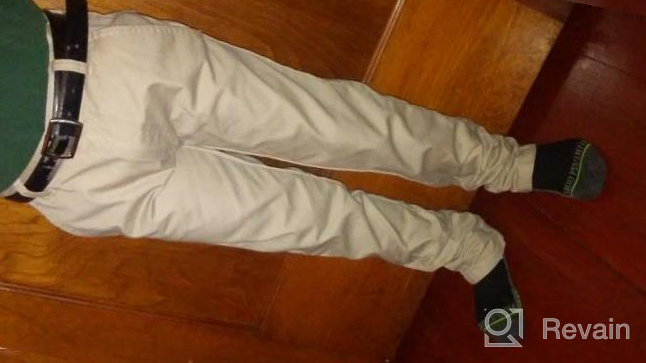 img 1 attached to 👖 Eddie Bauer Stretch Khaki AHHA Boys' Pants: Comfortable & Available Now! review by Hunter Feerey