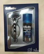 img 1 attached to Gillette Mach3 Reusable Shaving Razor UEFA Champions League Grey/Black review by Bali Bali ᠌