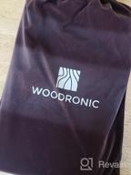 img 1 attached to Woodronic Wooden Backgammon Set: Classic Folding Board Game With Smart Strategy Tactics In Walnut-Mahogany Case review by Cody Howard