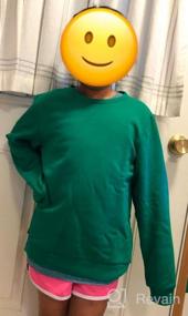 img 5 attached to 👕 UNACOO Brushed Fleece Crewneck Sweatshirts: Boys' Clothing and Trendy Hoodies & Sweatshirts