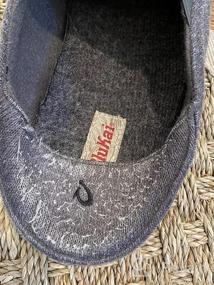 img 5 attached to Wool Blend Slippers Heathered Leather Maximum Men's Shoes and Loafers & Slip-Ons