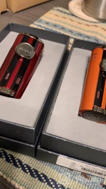 img 1 attached to Xikar HP4 Quad Flame Cigar Lighter In Daytona Red Gift Box - High Performance & Attractive! review by Christopher Williams