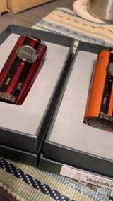 img 5 attached to Xikar HP4 Quad Flame Cigar Lighter In Daytona Red Gift Box - High Performance & Attractive!