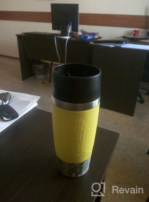 img 1 attached to Thermal mug EMSA Travel Mug, 0.36 l, black review by Dorota Oksejuk ᠌