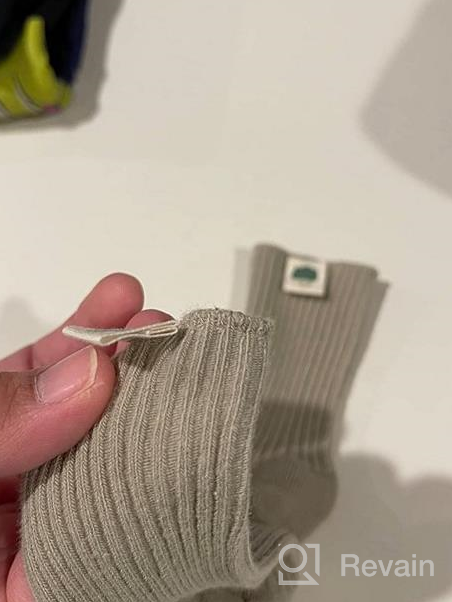 img 1 attached to QandSweet Combed Cotton Non-Skid Ankle Socks For Newborns, Infants And Toddlers - Perfect For Your Baby Boy! review by Jill Bell
