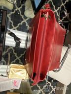 картинка 1 прикреплена к отзыву Stylish And Practical: ECOSUSI Vegan Leather Laptop Briefcase For Women With Detachable Bow от David Thornton