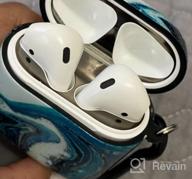 img 1 attached to Elago AirPods 2 Dust Guard Cover - Gold, US Patent Registered - Compatible With Apple AirPods 2 Wireless Charging Case review by John Warren