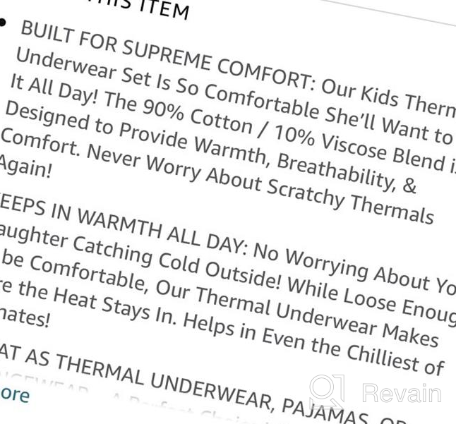 img 1 attached to 👖 Bestselling Cotton Thermal Leggings for Girls' Clothing review by Alexa Olea