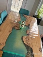img 1 attached to OstepDecor 2Mm Thick 72 X 36 Clear Table Protector For Dining Room Table, Dining Table Cover Protector, Plastic Table Cover, Clear Tablecloth Protector, PVC Clear Table Pad For Kitchen Wooden Table review by Meghan Frye