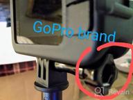 img 1 attached to GoTough 25Mm Blue Metal Thumbscrew Compatible With GoPro HERO3, HERO3+, HERO4, HERO5, HERO6, HERO7 2-Prong Mounting System review by Jeff Swan
