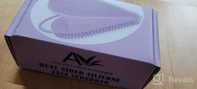 img 1 attached to Lavender Avilana Silicone Face Scrubber: 2-In-1 Facial Cleansing & Exfoliating Brush For All Skin Types review by Kevin Cole