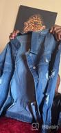img 1 attached to Get Western Chic With GRAPENT'S Oversized Distressed Denim Jacket For Women review by Bryan Brant