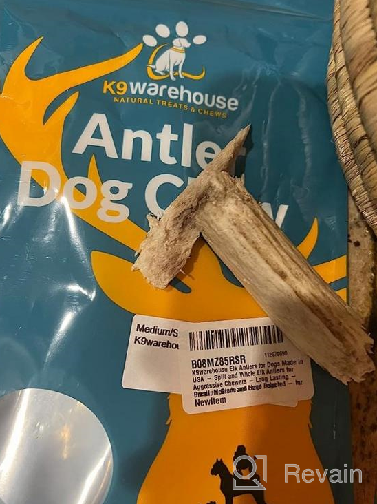 img 1 attached to Long-Lasting K9 Warehouse Elk Antlers: Premium Grade USA-Made Chews For Aggressive Chewers Of Small, Medium And Large Dogs review by Kyam Deriphonse