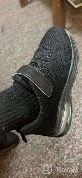 img 1 attached to Allblack Anlarach Toddler Athletic Sneakers: Girls' Athletic Shoes of Unmatched Style and Comfort review by Julie Bauer