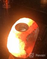 img 1 attached to Himalayan Salt Lamp Bowl With Small Rock Crystals And Dimmer Switch - Includes 25W Bulbs By AMOYSTONE review by Charles Fowler