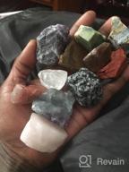 img 1 attached to 1 Lb Assorted Natural Raw Crystals Rough Stones - Perfect For Tumbling, Cabbing, Polishing, Wire Wrapping, Wicca & Reiki Crystal Healing - Mookaitedecor Featured Product review by Anna Hall