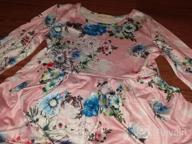 img 1 attached to Floral Maxi Swing Dress with Pocket for Girls 4-15Y: Comfy, Casual, and Chic! review by Anne Marie