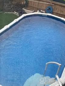 img 5 attached to Smartline Boulder Swirl 12-Foot-By-24-Foot Oval Liner UniBead Style 52-Inch Wall Height 20 Gauge Virgin Vinyl Material Heavy-Duty Liners Designed For Steel Sided Above-Ground Swimming Pools
