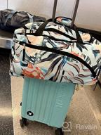 картинка 1 прикреплена к отзыву Ondine Lotus Travel Duffle Bag For Women - Large 61L Weekend Bag With Shoe Compartment, Waterproof Sports Backpack For Football, And Overnight Trips - COTEY 25 от Joseph Elvis