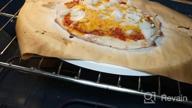 img 1 attached to Get Perfectly Baked Pizzas & More With OUII 14'' Round Premium Cordierite Pizza Stone Set For Oven/Grill! review by Michael Bazen