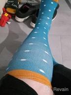 img 1 attached to 🧦 Aoliks Compression Socks for Women & Men - Enhancing Circulation 20-30 mmHg: Ideal for Basketball, Running, Nursing, Travel, Cycling review by Christopher Gotcher