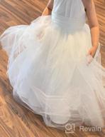 img 1 attached to Stunning Flower Girl Junior Bridesmaid Dresses for Unforgettable Wedding Moments review by Sarah Mills