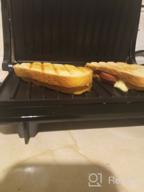 img 1 attached to Sandwich maker Kitfort KT-1609 Panini Maker, red review by Dorota Czekaj ᠌