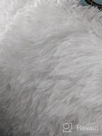 img 1 attached to Add Elegance To Your Decor With Luxurious XeGe Faux Fur Pillow Covers – Pack Of 2, Sage Green review by Diana Martin