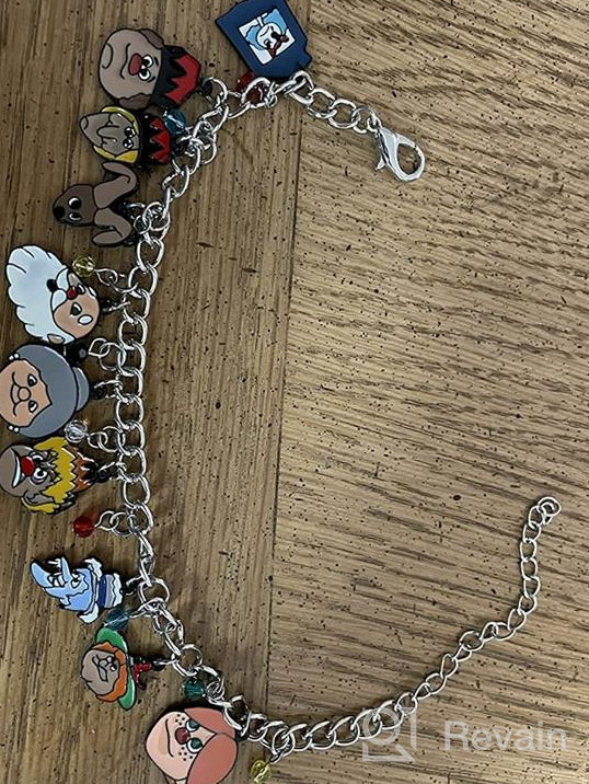 img 1 attached to 🎅 Festive Christmas Charm Bracelet: Santa Claus, Rudolph, and Frosty Bracelets for Girls and Women review by Katie Peters