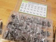 img 1 attached to K Kwokker 1083PCS Stainless Steel Metric Bolt Assortment Kit: M2, M3, M4 Screws, Nuts, And Washers - Hex Socket Head Cap Machine Screws, Bolts And Nuts In Silver review by Brian Vasquez