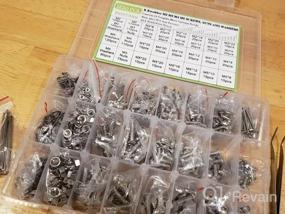 img 8 attached to K Kwokker 1083PCS Stainless Steel Metric Bolt Assortment Kit: M2, M3, M4 Screws, Nuts, And Washers - Hex Socket Head Cap Machine Screws, Bolts And Nuts In Silver
