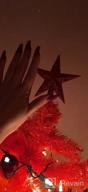 img 1 attached to Aneco Glitter Mini Christmas Tree Topper Shatter-Proof Small Christmas Tree Decoration Treetop For Holiday Ornament Or Home Decor, (Red, 4 Inch) review by Dawn Bunger