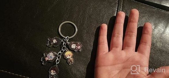 img 1 attached to Academia Keychain Keychains Todoroki Double Sided: The Perfect Accessory for My Hero Academia Fans review by Bryan Brant