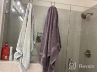 img 1 attached to Black Frameless Glass Shower Door Towel Hooks (2-Pack) By Simtive - Squeegee Hanger For Bathroom Doors. review by Adam Allard