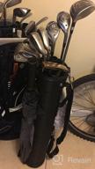 img 1 attached to Large Capacity Sunday Golf Bag With Stand And Shoulder Strap For Men And Women - Lightweight And Organized Golf Carry Bag review by Nick Grays