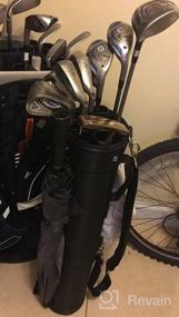 img 6 attached to Large Capacity Sunday Golf Bag With Stand And Shoulder Strap For Men And Women - Lightweight And Organized Golf Carry Bag