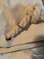 img 1 attached to Extra Large Womens Canvas Beach Tote Bag With Top Zipper - Sleepwish review by Jon Robertson