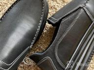картинка 1 прикреплена к отзыву Stylish Light Brown Men's Shoes with Non-Slip Loafers and Fashionable Stitching от Chuck Derrick