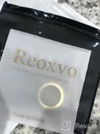 img 1 attached to Accessorize In Style: Reoxvo 14K Gold Stacking Rings For Women - Thin, Simple And Versatile review by Lautaro Olive