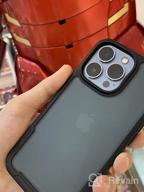 img 1 attached to Protect Your IPhone 13 Pro Max With Humixx Matte Black Case: 10FT Drop Protection, Anti-Scratch, Anti-Fingerprint, Shockproof Translucent Cover With Soft Texture For Maximum Defense. review by Barry Shaker
