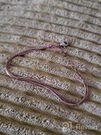 img 1 attached to 🌹 Stylish and Chic Alloy Multilayer Snake Chain Bracelets for Women - MIXIA Rose Gold/Silver Color review by Diane Glaser