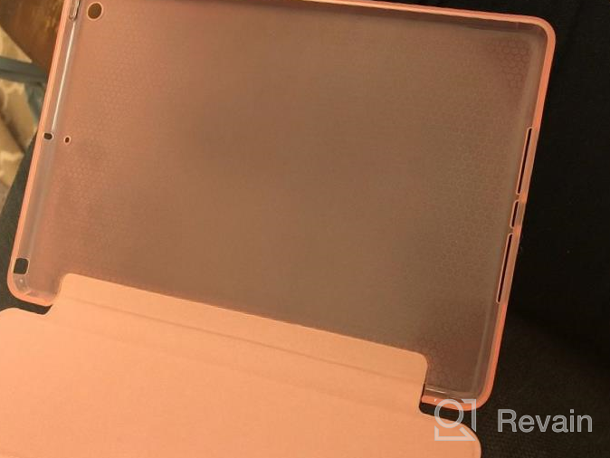 img 1 attached to Protect Your IPad - Rose Gold Ultra Slim RUBAN Case With Auto Wake/Sleep Feature For IPad 9.7-Inch (2018/2017 Model) review by Owen Phi