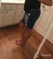 img 1 attached to Women'S High Waisted Ripped Hole Distressed Denim Shorts review by Roderick Reynolds