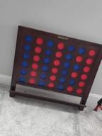 img 1 attached to Jumbo 4 In A Row Game With Coins - Wall-Mounted Giant Connect Four By GoSports review by Sarita Smith