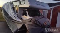 img 1 attached to Gray/White Designer Series Olefin HD Class C Motorhome Cover For 23' 1" - 26' RVs - ADCO 36813 review by Brady Shayotovich