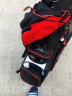 img 1 attached to Navy Golf Stand Bag: Lightweight, Portable And Organized With 14 Way Divider And Dust Cover review by Demetrius Holt