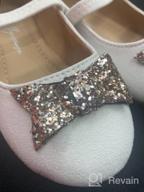img 1 attached to Adorable Mary Jane Ballet Flats For Girls: Perfect Party Princess Shoes For Toddlers And Little Kids review by Tai Waldbillig