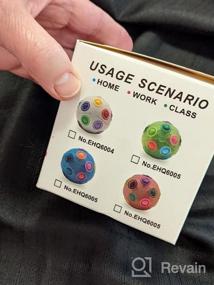 img 6 attached to Испытайте бесконечное веселье с Vdealen Magic Rainbow Puzzle Ball - идеальной игрушкой-головоломкой для всех возрастов!